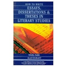 How to Write Essays, Dissertations and Theses in Literary Studies, , Used; Good Literary Studies price