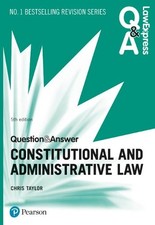 Chris Taylor Law Express Question and Answer: Constitutional and Adminis (Poche) Constitutional Law price