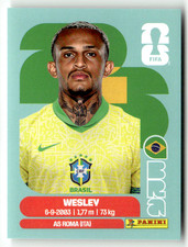 Panini 2026 Coupe Du Monde FIFA Sticker N° BRA 8 Wesley Brésil Non Collé Bra price