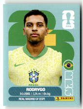 Panini 2026 Coupe du Monde FIFA Amérique Sticker N° BRA 15 Rodrygo Brésil Bra price