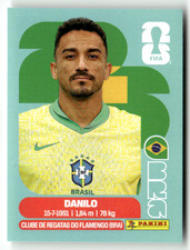Panini Sticker Coupe Du Monde 2026 Brasilien BRA 7 Danilo Brésil Non Collé Bra price
