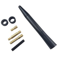 Antenne radio voiture courte rétractable à vis noir carbone AM FM téléscopique Voiture Radio Antenna price