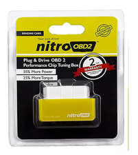 Nitro OBD2 Jaune pour Voitures Essence – Économiseur de Carburant avec Puce – Fuel Saver produits price