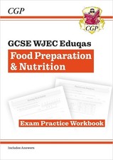 CGP Books GCSE Food Preparation & Nutrition - WJEC Eduqas Exam Practice  (Poche) Open éducation Books et ensembles price