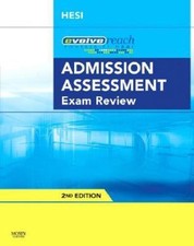 Admission Assessment Exam Review by HESI Staff (2008, Paperback) Open éducation Books et ensembles price