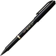Mitsubishi Uni-ball Rib Fine Sign Pen MYT7.24 Felt-Tip Stylos Noir Lot de 10 ... Felt-tip stylo price