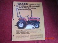 WOODS  MODEL C360  LAWN MOWER  / TRACTOR   CASE  INTERNATIONAL  235      5/89 Lawn Mower price