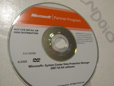 DVD Original System Center Date Protection - Microsoft Partner Program 2007 Commercial logiciels price