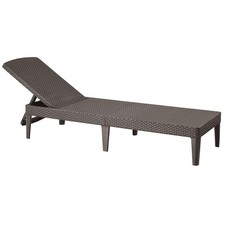 Jaipur Sun Lounger Transat Rotin Marron CURVER OUTDOOR 237958 Solaire Lounger price