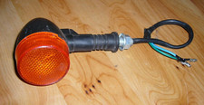 1 clignotant clignoteur moto scooter chopper marker light orange 12v 10 w noir Moto Lights price
