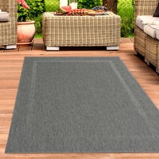 Tapis Sisal Classique avec Bordure discrète | Intérieur & extérieur | anthracite Turc classiques price