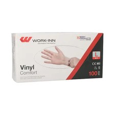 Papstar Gants Jetables WORK INN Comfort En Vinyle Taille L 100 Pièces Work gants price