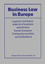Business Law in Europe: Legal, tax and labour aspects of business operations in Tax Law price