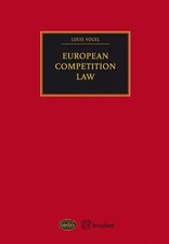 European Competition Law, Louis Vogel Competition Law price