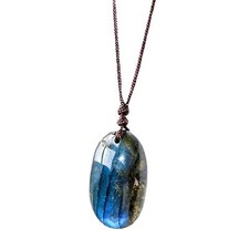 Labradorite Collier Chandail Chaîne Bijoux Décoration Élégant Costume Costume collier price