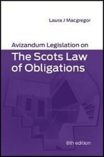 Laura Macgregor Avizandum Legislation on the Scots Law of Obligations (Poche) Law of Obligations price