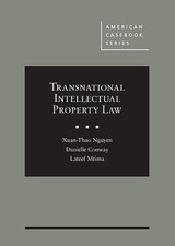 American Casebook Ser.: Transnational Intellectual Property Law by Danielle... Real Estate Law price