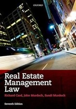 Real Estate Management Law de Card, Richard, Murdoch, John | Livre | état bon Real Estate Law price