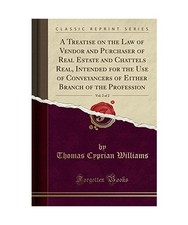 A Treatise on the Law of Vendor and Purchaser of Real Estate and Chattels Real, Real Estate Law price