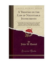 A Treatise on the Law of Negotiable Instruments, Vol. 2 of 2: Including Bills of Negotiable instruments Law price