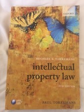 Holyoak and Torremans Intellectual Property Law by Paul Torremans (Paperback,... Intellectual Property Law price