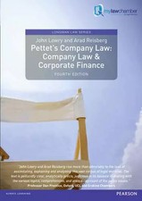 Pettet's Company Law: Company Law & Corporate Finance, Uk Edition (Long Company Law price