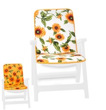 Coussin Chaise Souple Fauteuil Jardin Intérieur Extérieur Maison Tournesols Jardin coussin price