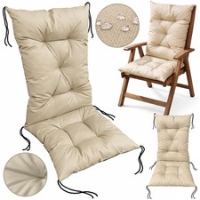 Chaise de jardin coussin chaise longue 50 x 50 x 80 imperméable beige Jardin chaise price