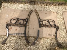Banc de jardin décoratif extrémité métal fer à restaurer Jardin Bench price