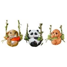 Statue de jardin animal swing statue extérieure suspendue la figurine Jardin Swing price