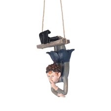 Swing Forest Elf Figurine Exquis En Résine Pour Jardin Maison Jardin Swing price