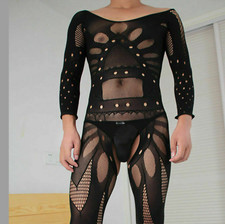 Hommes Déguisement Complet Bas Résille Body Gay Sissy sous-Vêtement Fétiche Wear Briefs homme price