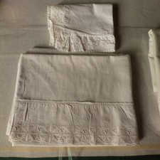 drap et taie  ancien  en coton pour lit bébé Lit bébé price