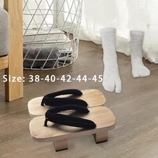 Sandales antidérapantes pour hommes et femmes, sabots japonais en bois pour Chaussons et sandales homme price