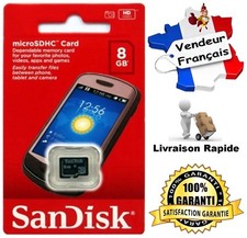 Carte Mémoire ( Memory Card ) SANDISK 8 Go - Format Micro SD SDHC ( Classe 4 ) Mémoire Cards price