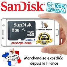 SANDISK - Carte Mémoire / Memory Card 8 Go - Format Micro SD SDHC ( Classe 4 ) Mémoire Cards price