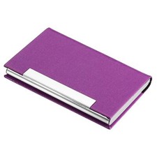 Affaires Carte Support Poche Nom Cartes Protection pour Femmes Hommes, Violet Carte support femme price
