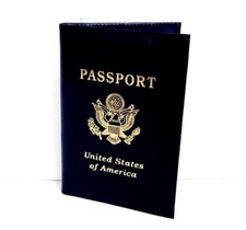 Bleu USA Passport Housse Voyage Cuir Carte Support Hommes Femme US Vendeur Carte support femme price
