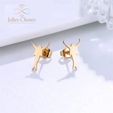 Boucles d'oreilles clous Michael Jackson - or - neuves Or boucles d'oreilles price