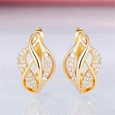 Boucles d'oreilles créoles femmes or zirconium boucles d'oreilles bijoux fant... Or boucles d'oreilles price
