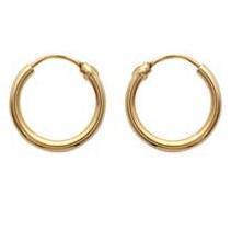 Boucles d'oreilles Créole 14 - 2 mm Plaqué Or 18K 5 Microns Dolly-Bijoux Or boucles d'oreilles price