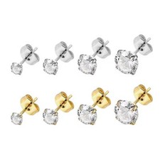 Boucles D'Oreilles pour Femme Or 750 Plaqué 18 Carat Acier Inox Zircone O6368D Or boucles d'oreilles price