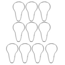 10pcs Anneau de rideau douche métal Crochets salle de bains doublures Douche / Salle de bain rideau price