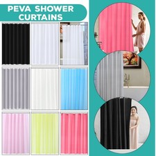 Rideau Douche Imperméable Moule Preuve Salle de Bain avec Crochets 180x180cm Douche / Salle de bain rideau price