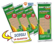 Diavolina Accendigrill Eco Bio → 24 Allumages pour Grill, Barbecue et Cheminées Grill et barbecue price