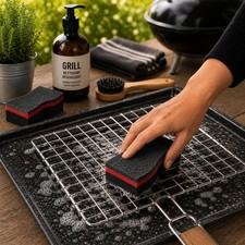 Set de 6 Éponges Barbecue Double Face - Nettoyage Grill, Grille, Couvercle et Pl Grill et barbecue price