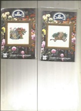 KIT BRODERIE DMC - ENSEMBLE JARDIN POINTS COMPTES + EXPLICATION + FOURNITURES Jardin fournitures price