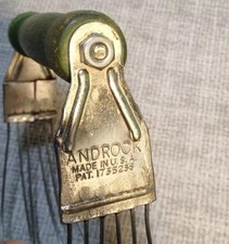 Vtg Androck US Wire Pastry Dough Blender Mixer Nice Green wood handle Kitchen A+ Dough Mixer price