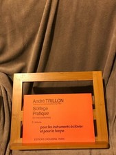 André Trillon Solfège pratique pour instruments clavier harpe éditions Choudens Clavier instruments price