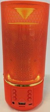 Tabletop Portable Bluetooth Speaker FM TFT Slot USB Port AUX Rechargeable Red Powered Speaker price